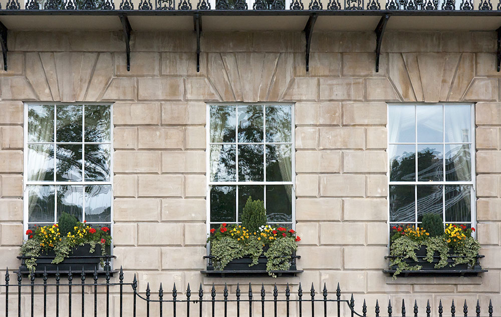 Traditional Sash Windows With Contemporary Architecture